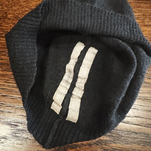 Rick Owens Black Cashmere Beanie - Picture 3 of 5